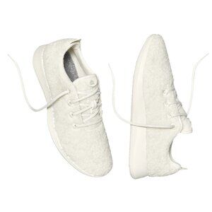 Allbirds Womens Wool Runner Fluffs Cream White Athletic Shoes Sneakers Size 8